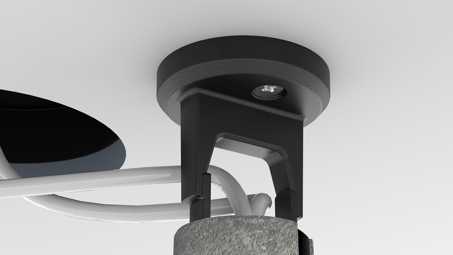 Tischanbindung (optional mit Magnet)